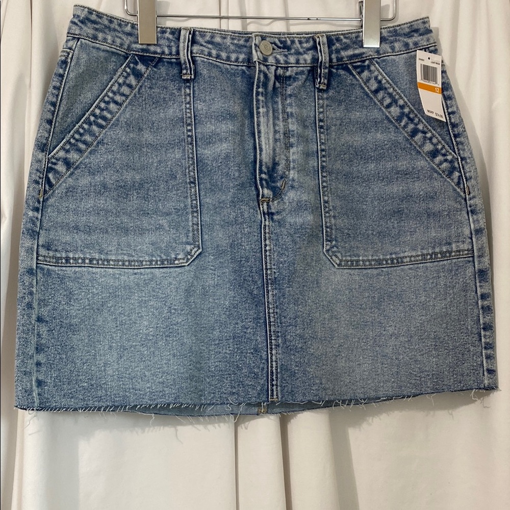 Edited by Remi Bader Classic Blue Denim Skirt Size 12 - NWT!!!